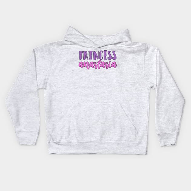 Princess Anastasia Kids Hoodie by sagesharp